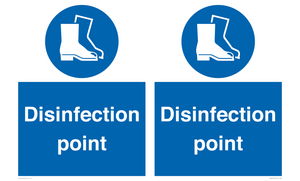 Disinfection point